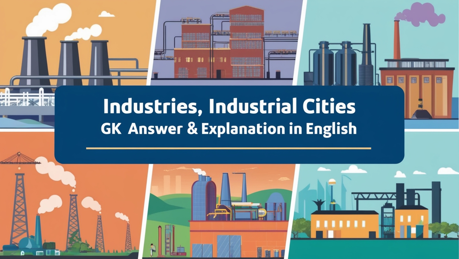 Industries, Industrial Cities GK MCQs