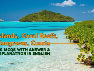 Islands, Coral Reefs, Mangroves, Coasts, Beaches GK MCQs