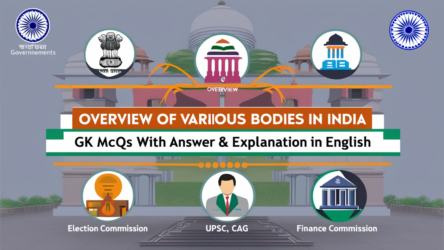 Overview of Various Bodies in India GK MCQs