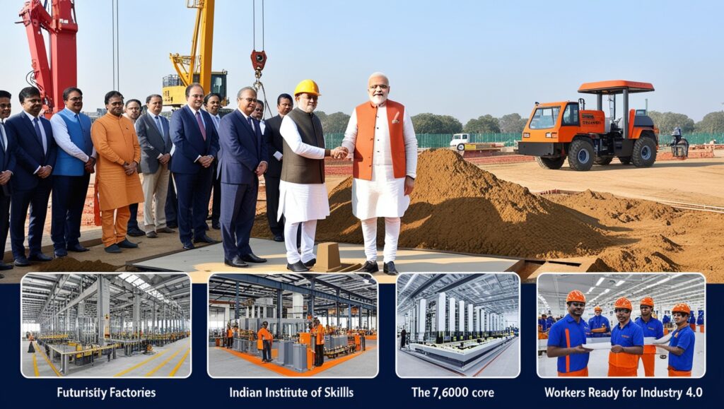 PM Modi Lays Foundation for Development Projects Worth Rs 7,600 Crore