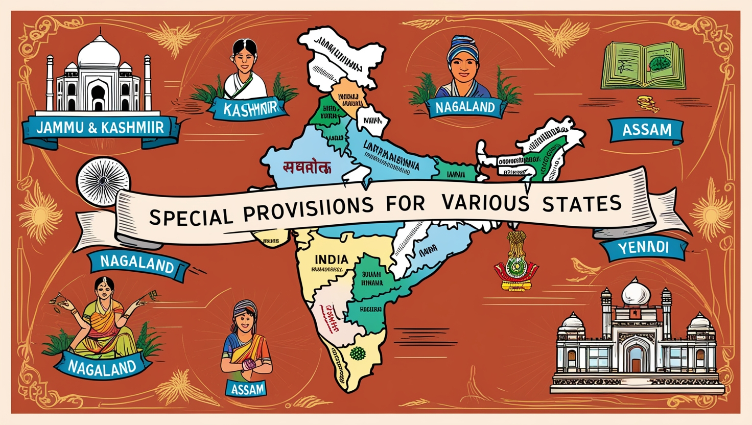 Special Provisions for Various States GK MCQs