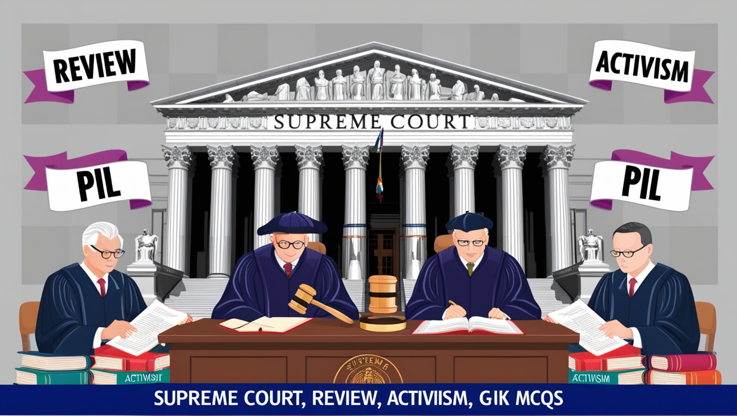 Supreme Court, Review, Activism, PIL GK MCQs