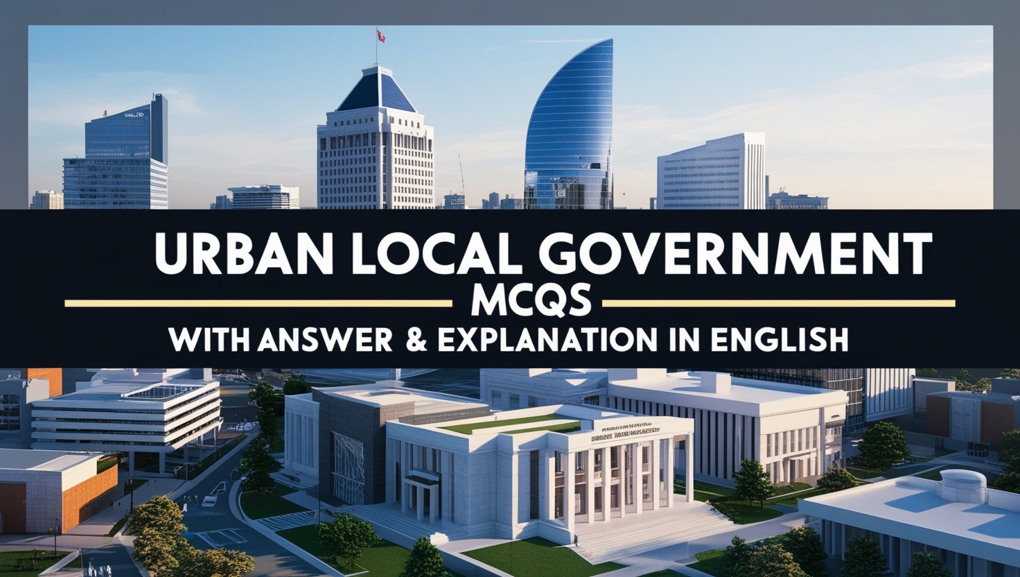 Urban Local Government GK MCQs