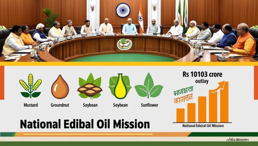 The Cabinet approved the National Edible Oil Mission