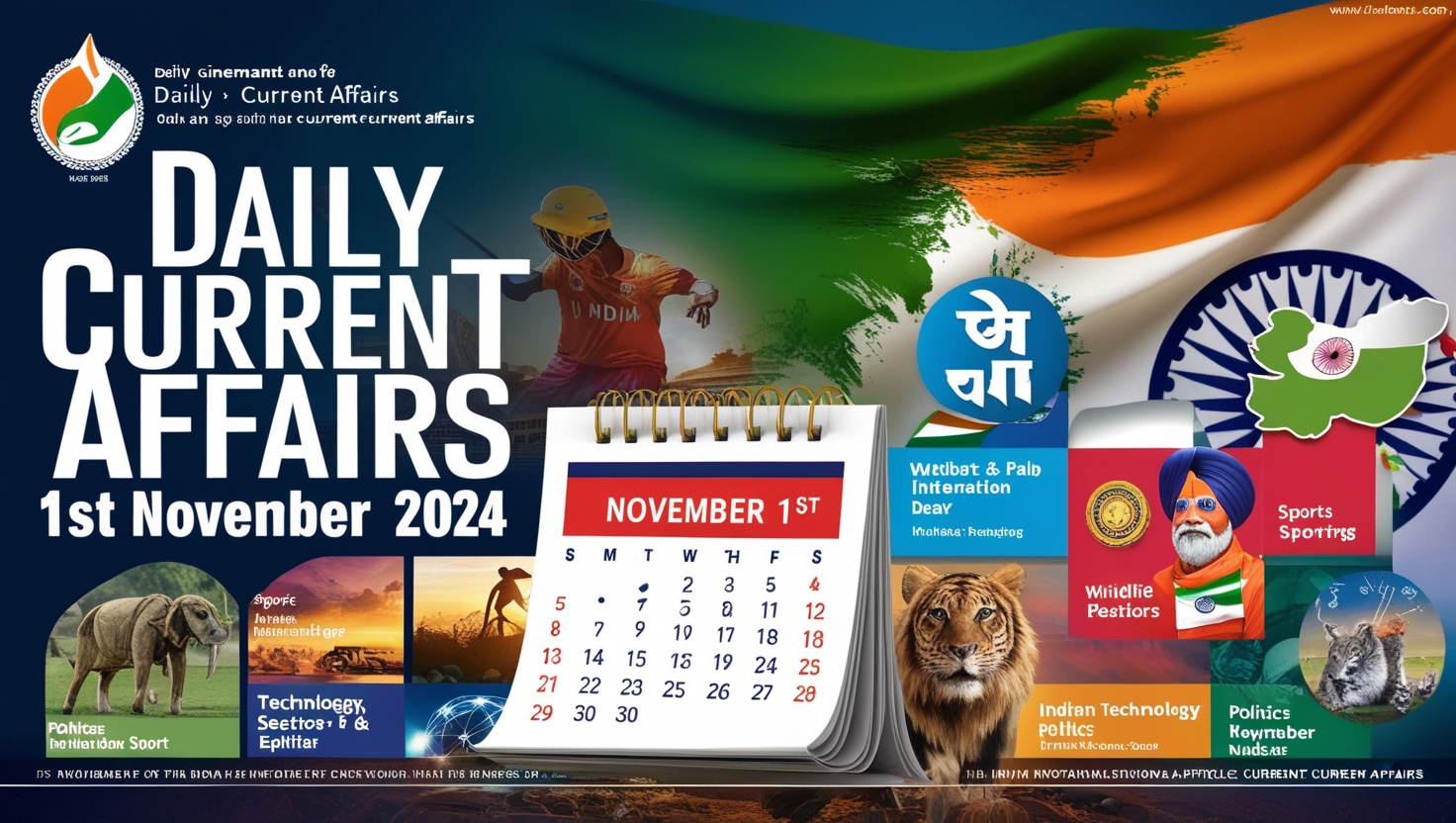 Daily Current Affairs 1 November 2024