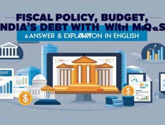 Fiscal Policy, Budget, India's debt GK MCQs