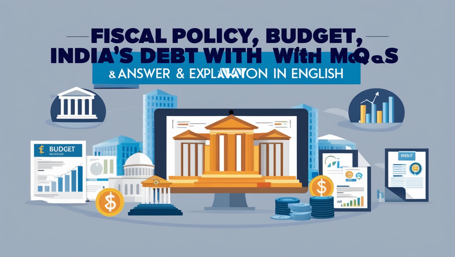 Fiscal Policy, Budget, India's debt GK MCQs