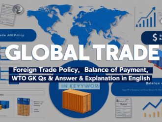 Foreign Trade Policy, Balance of Trade, Balance of Payment, WTO GK MCQs