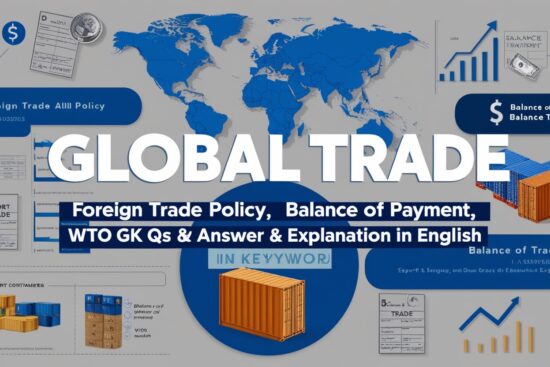 Foreign Trade Policy, Balance of Trade, Balance of Payment, WTO GK MCQs