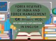 Forex Reserves of India and Forex Management GK MCQs