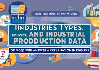 Industries Types, Policies and Industrial Production Data GK MCQs