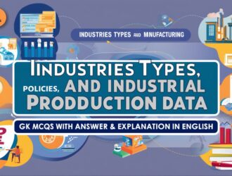 Industries Types, Policies and Industrial Production Data GK MCQs