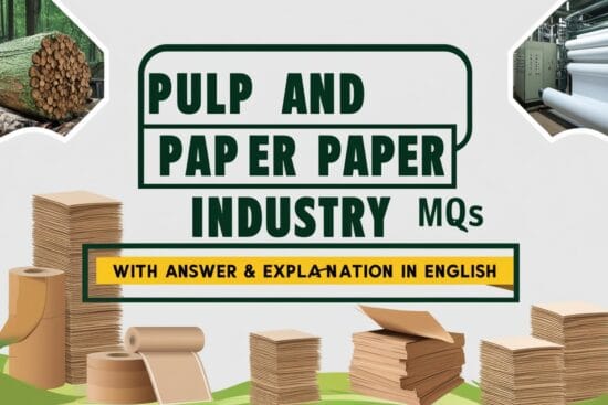 Pulp and Paper Industry GK MCQs