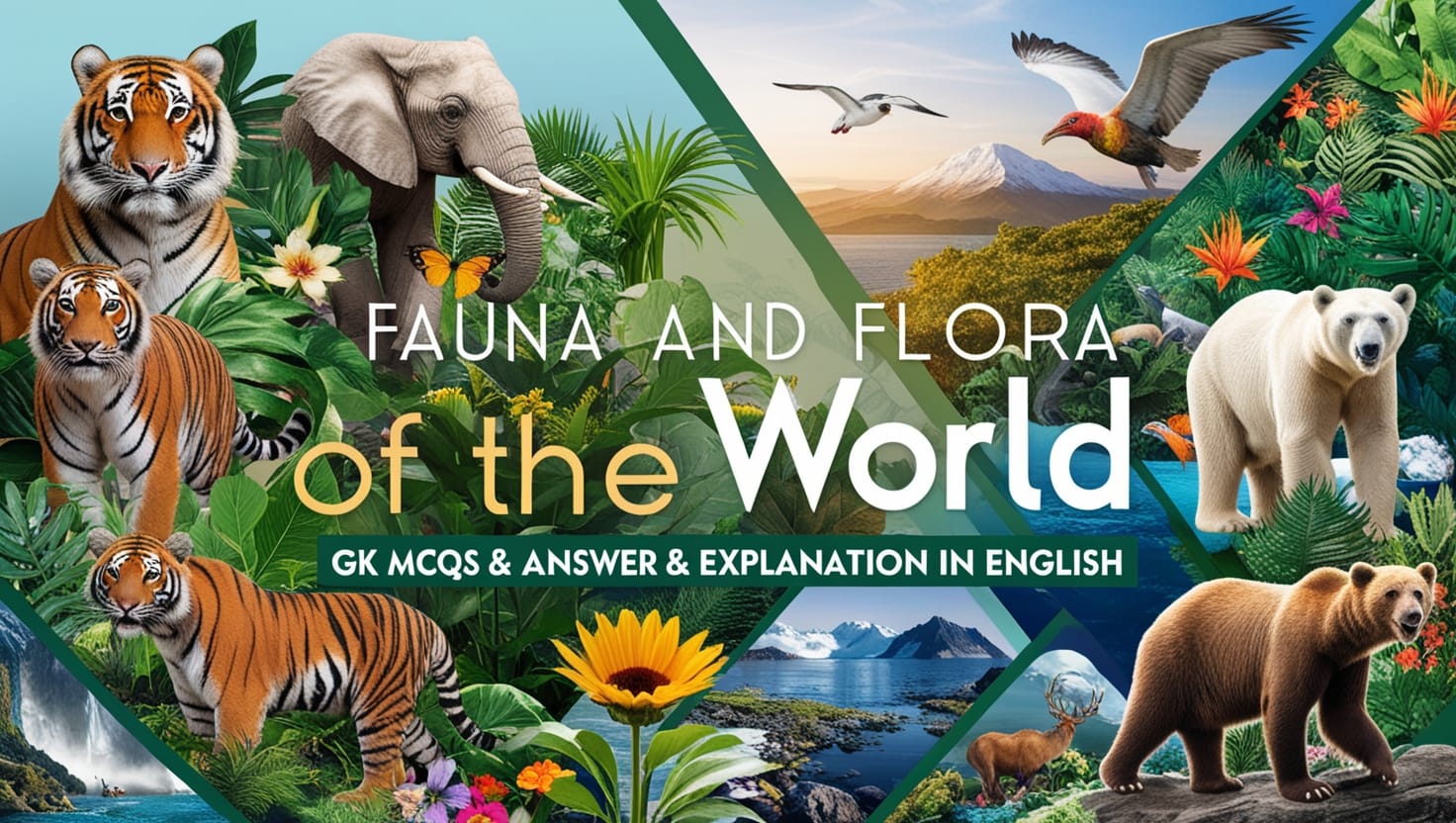 Fauna and Flora of the World GK MCQs