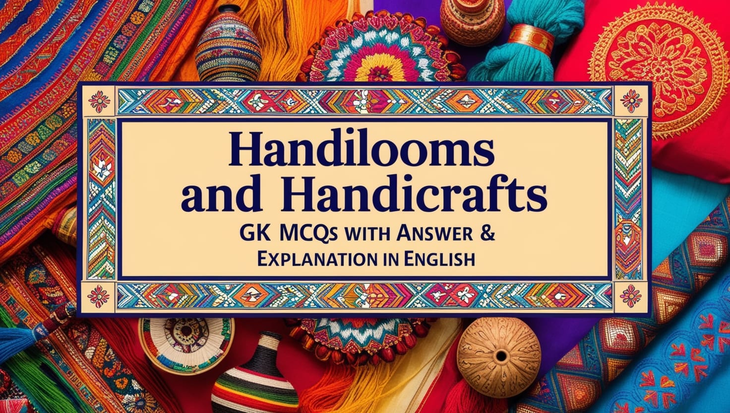 Handlooms and Handicrafts GK MCQs