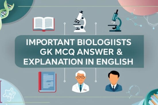 Important Biologists GK MCQs