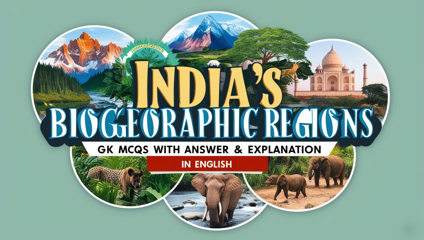 India's Biogeographic Regions GK MCQs