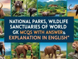 National Parks, Wildlife Sanctuaries of World GK MCQs