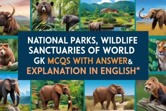 National Parks, Wildlife Sanctuaries of World GK MCQs