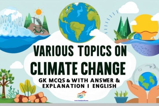 Various Topics on Climate Change GK MCQs