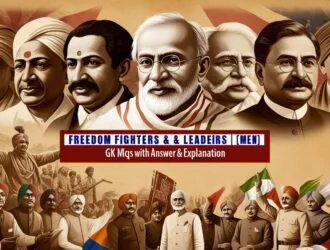 Freedom Fighters & Leaders [Men] GK MCQs