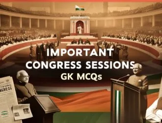 Important Congress Sessions GK MCQs