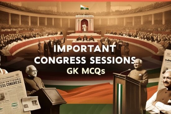 Important Congress Sessions GK MCQs