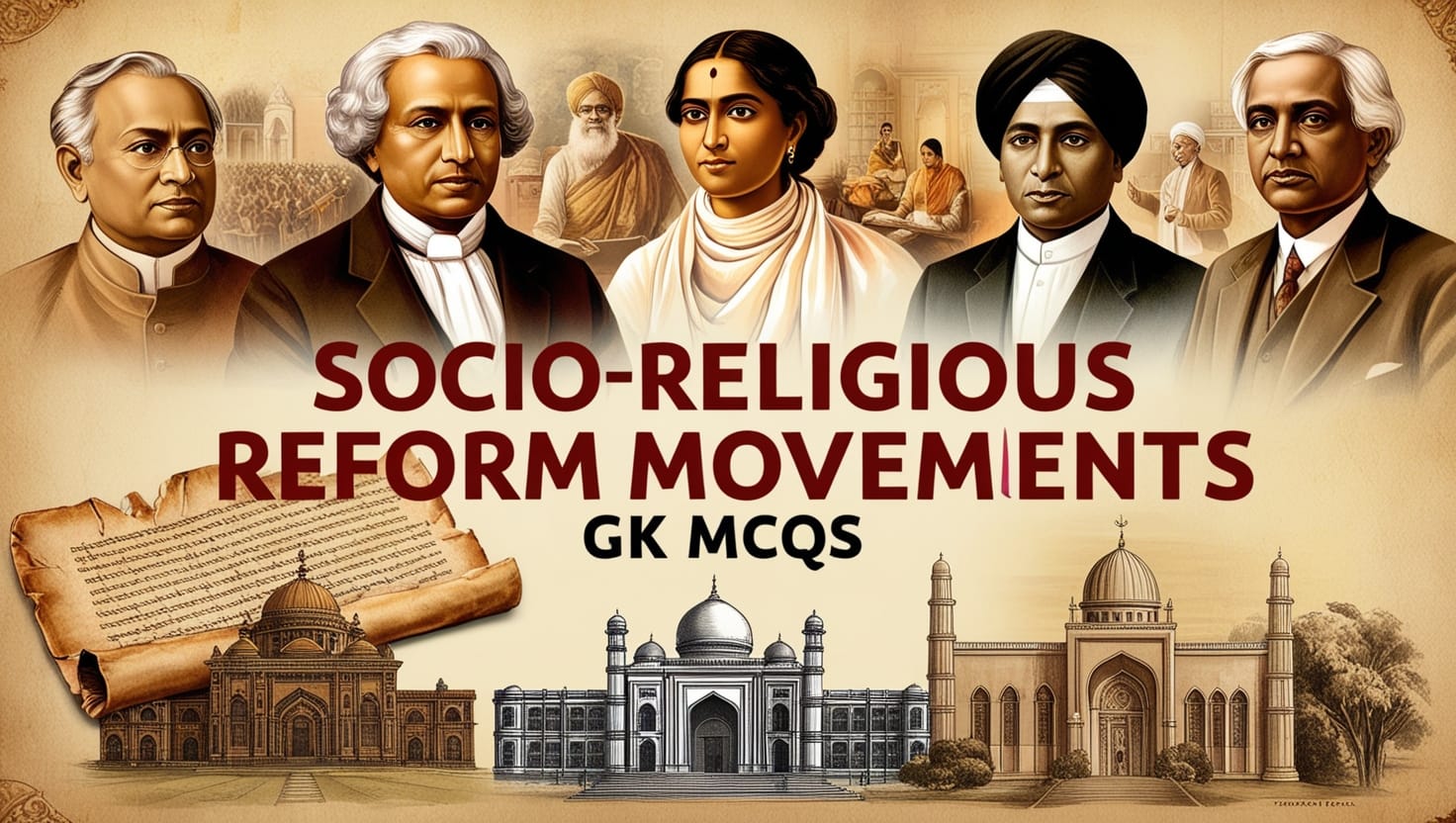 Socio-Religious Reform Movements GK MCQs