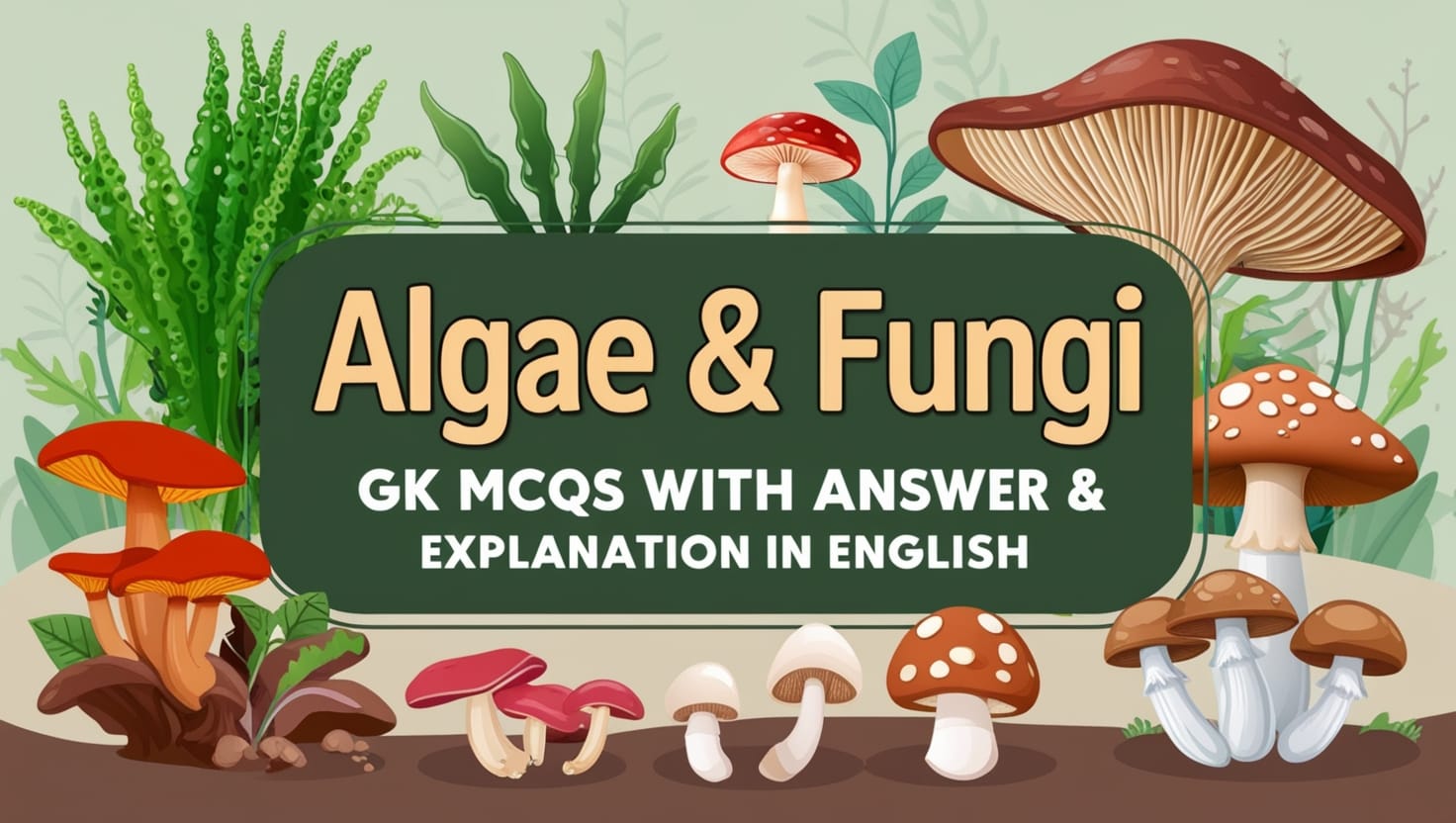 Algae & Fungi GK MCQs